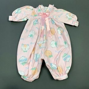 Vtg 80s 90s Retro Pastel Cute Bubble Romper